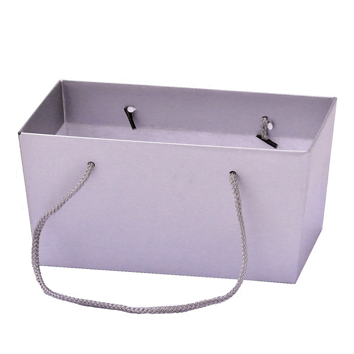 Набор кашпо для цветов "Премиум" Миди Перламутр Серебро