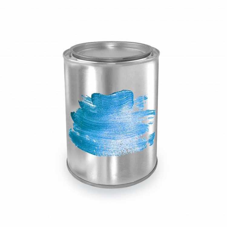 Краска для печати Голубой металлик (шелк)