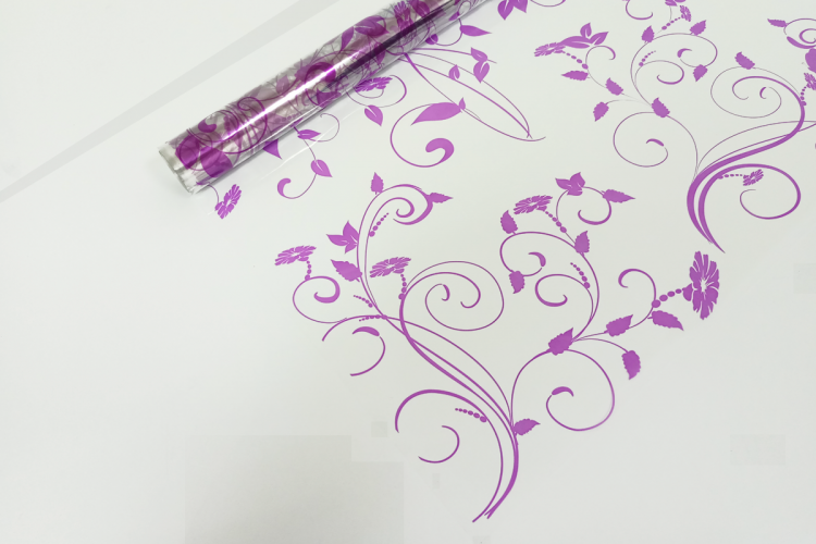 Пленка глянцевая "Вьюнок" Сиреневый