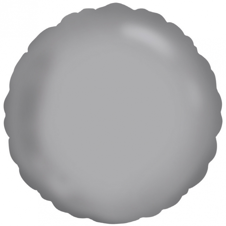 Шар Круг, Лунное Серебро Матовый / Matte Moonlight Silver