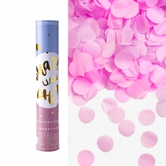 Пневмохлопушка, Гендер Пати, Круги тишью, Розовый